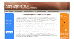 Desktop Screenshot of namsmannen.com