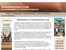 Tablet Screenshot of namsmannen.com